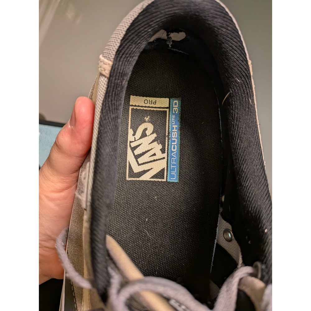 Vans TNT Advanced Prototype Tony Trujillo Gray Suede Skate Shoes Mens 10.5 - Picture 4 of 7